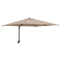 VidaXL Parasol Taupe Poliester Duży Składany Parasol ogrodowy