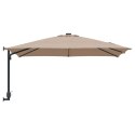 VidaXL Parasol Taupe Poliester Duży Składany Parasol ogrodowy