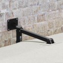 VidaXL Parasol na Patio Piasek Poliester, Aluminium Duży Składany