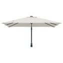 VidaXL Parasol na Patio Piasek Poliester, Aluminium Duży Składany