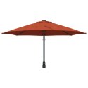 VidaXL Parasol patio Terakota Stelaż aluminiowy, materiał poliester Duży