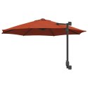 VidaXL Parasol patio Terakota Stelaż aluminiowy, materiał poliester Duży