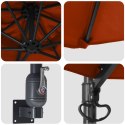 VidaXL Parasol patio Terakota Stelaż aluminiowy, materiał poliester Duży