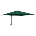 VidaXL Parasol patio Zielony Poliester 300 cm x 300 cm Składany