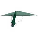 VidaXL Parasol patio Zielony Poliester 300 cm x 300 cm Składany