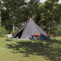  Rodzinny namiot Tipi Szary i Pomarańczowy Wodoodporny dla 12 osób