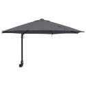 VidaXL Ścienny Parasol Ogrodowy z LED Antracytowy 248 cm