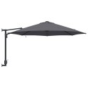 VidaXL Ścienny Parasol Ogrodowy z LED Antracytowy 248 cm