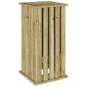 VidaXL Donica z wkładem 33x33x65 cm z drewna impregnowanego sosnowego