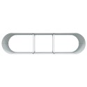 VidaXL Podniesione łóżko do uprawy Efekt drewna Metal 320 X 80 X 81 cm
