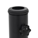 VidaXL Podstawa do parsoli na kółkach dla słupków 37/42/52/58mm Jasnoszary Beton