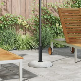 VidaXL Podstawa parasola dla rur 37/42/52/58mm Jasnoszary beton 20 kg