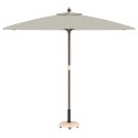 VidaXL Podstawa parasola na kółkach do rur 37/42/52/58mm Żółty Beton