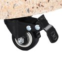 VidaXL Podstawa parasola na kółkach do rur 37/42/52/58mm Żółty Beton