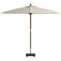 VidaXL Podstawa parasola na kółkach do słupków Ø38/48mm Czarny granit 25 kg Prostokątna