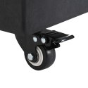 VidaXL Podstawa parasola na kółkach do słupków Ø38/48mm Czarny granit 25 kg Prostokątna