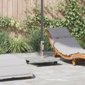 VidaXL Podstawa parasola z kółkami do słupków o średnicy Ø38/48mm szary granit 30 kg kwadratowa
