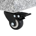 VidaXL Podstawa parasola z kółkami do słupków o średnicy Ø38/48mm szary granit 30 kg kwadratowa