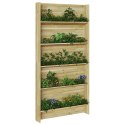 VidaXL Stojak na rośliny 5-warstwowy 90x15x180 cm Drewno impregnowane sosnowe