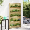 VidaXL Stojak na rośliny 5-warstwowy 90x15x180 cm Drewno impregnowane sosnowe