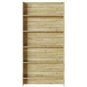 VidaXL Stojak na rośliny 5-warstwowy 90x15x180 cm Drewno impregnowane sosnowe