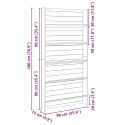 VidaXL Stojak na rośliny 5-warstwowy 90x15x180 cm Drewno impregnowane sosnowe