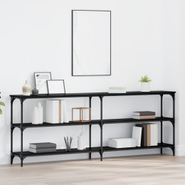 VidaXL Stół konsolowy Ciemny dąb 200x29x75 cm Drewno drewnopochodne