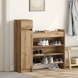 VidaXL Szafka na buty Dąb Ręcznie Robiony 100.5x28x100 cm Lite Drewno