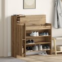 VidaXL Szafka na buty Dąb Ręcznie Robiony 100.5x28x100 cm Lite Drewno