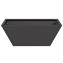 VidaXL Donica Metalowa Czarna Metal 40 x 40 x 15 cm Donice