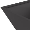 VidaXL Donica Metalowa Czarna Metal 40 x 40 x 15 cm Donice