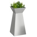 VidaXL Donice Metalowe Stal galwanizowana 35 x 35 x 73 cm