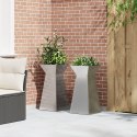 VidaXL Donice Metalowe Stal galwanizowana 35 x 35 x 73 cm