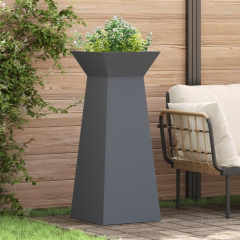 VidaXL Stojak na rośliny Antracytowy Plastikowy 40 x 40 x 101 cm