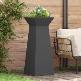 VidaXL Stojak na rośliny Czarny Metal 40 x 40 x 101 cm Donice