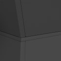 VidaXL Stojak na rośliny Czarny Metal 40 x 40 x 101 cm Donice