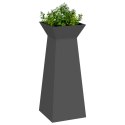 VidaXL Stojak na rośliny Czarny Metal 40 x 40 x 101 cm