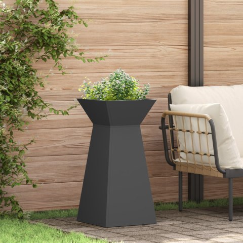 VidaXL Stojak na rośliny Czarny Plastik 35 x 35 x 73 cm Donice