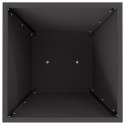 VidaXL Stojak na rośliny Czarny Plastik 35 x 35 x 73 cm Donice