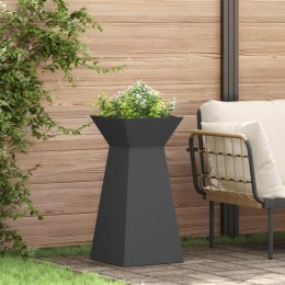 VidaXL Stojak na rośliny Czarny Plastikowy 35 x 35 x 73 cm Cylindryczny