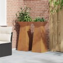 VidaXL Stojak na rośliny Stal odporna na korozję 40 x 40 x 101 cm