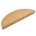 VidaXL Maty na schody samoprzylepne Sisal-Look 30 szt. 56x17x3 cm