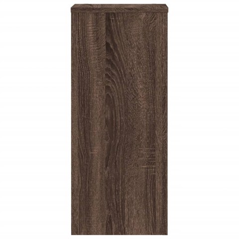 VidaXL Podstawki pod doniczki, 2 szt., brązowy dąb, 30x30x70 cm VidaXL Podstawki pod doniczki, 2 szt., brązowy dąb, 30x30x70 cm