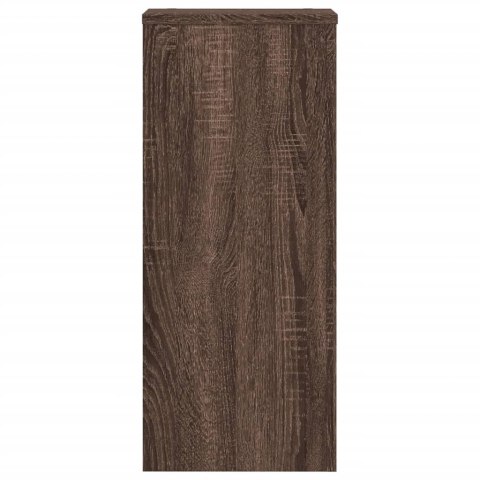 VidaXL Podstawki pod doniczki, 2 szt., brązowy dąb, 30x30x70 cm VidaXL Podstawki pod doniczki, 2 szt., brązowy dąb, 30x30x70 cm