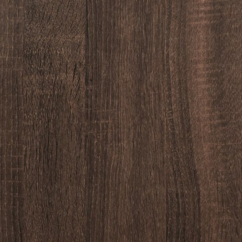 VidaXL Podstawki pod doniczki, 2 szt., brązowy dąb, 30x30x70 cm VidaXL Podstawki pod doniczki, 2 szt., brązowy dąb, 30x30x70 cm