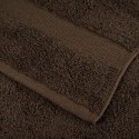 VidaXL Ręczniki premium SOLUND, 10 szt., brązowe, 100x200 cm