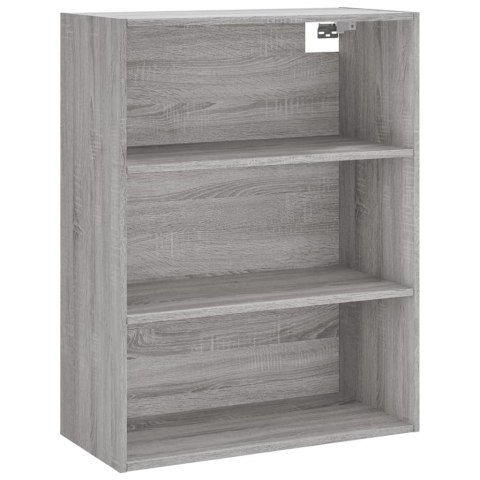 VidaXL Witrynka szary dąb sonoma 69,5x34x180cm materiał drewnopochodny VidaXL Witrynka szary dąb sonoma 69,5x34x180cm materiał drewnopochodny