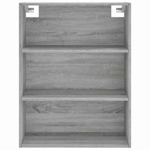 VidaXL Witrynka szary dąb sonoma 69,5x34x180cm materiał drewnopochodny VidaXL Witrynka szary dąb sonoma 69,5x34x180cm materiał drewnopochodny