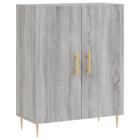 VidaXL Witrynka szary dąb sonoma 69,5x34x180cm materiał drewnopochodny VidaXL Witrynka szary dąb sonoma 69,5x34x180cm materiał drewnopochodny