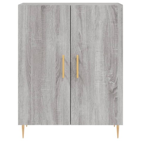 VidaXL Witrynka szary dąb sonoma 69,5x34x180cm materiał drewnopochodny VidaXL Witrynka szary dąb sonoma 69,5x34x180cm materiał drewnopochodny